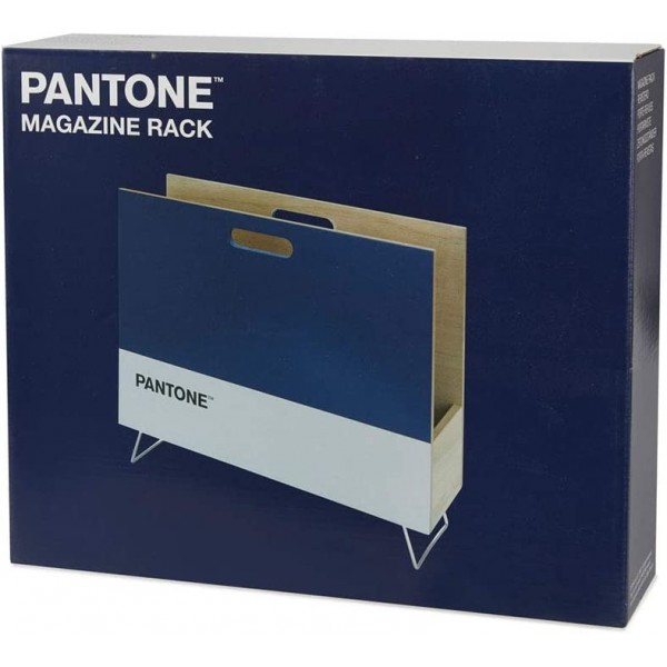 Balvi Porte-revues Pantone Couleur Bleu Range Magazines décoratif pour journaux Documents au Design - BKH2NLTMD
