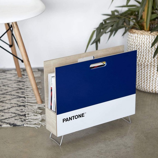 Balvi Porte-revues Pantone Couleur Bleu Range Magazines décoratif pour journaux Documents au Design - BKH2NLTMD