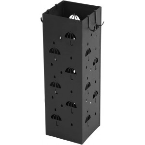 PBOHUZ Stockage de Parapluie Parapluie Design Porte-parapluies d'entrée Support de Rangement en Fer Noir - B2H55SYYK