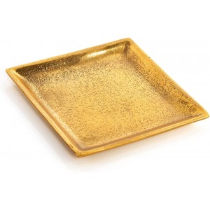 Logbuch-Verlag Petit bol décoratif doré 13 x 13 cm – Bol en métal doré comme porte-clés assiette à bougies décoration de Noël - BM6HKJMAT