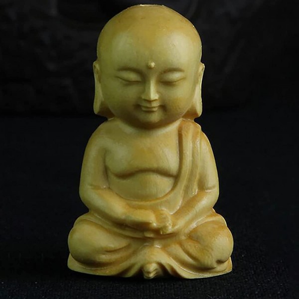Steelwingsf Statuette de Bouddha respectueuse de l'environnement Moine Peace 5 - BJKN6KTRR