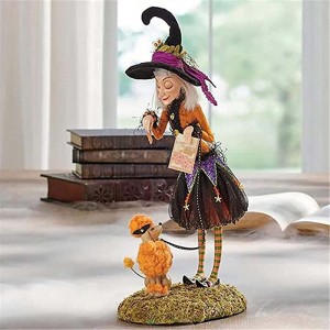 DGFgfgh Poupées de sorcière charmantes Belle Figurine de sorcière Mini Joli Jouet de sorcière Objets de Collection de sorcière envoûtante poupée décoration de la Maison Accessoire intérieur C - BQKK8RYYZ