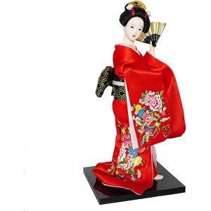 Lllunimon 12 Pouces Kimono Japonais Figurines Geisha Figurines Poupées Artisanat Statues De Collection Ornements - B2H83GQJV