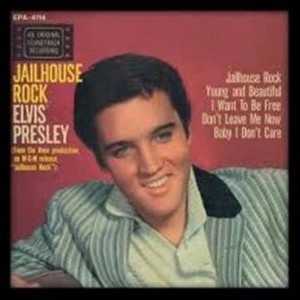 Elvis Presley Jailhouse Rock 31.5 x 31.5 cm objet Souvenir - BQB7AWFRM