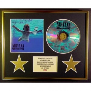 Nirvana CD Display édition limitée COA Nevermind. - BQH1AMJUG