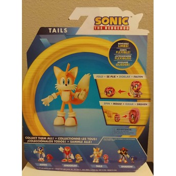 Sonic The Hedgehog Figurine de Collection Queues de 10,2 cm - BMMNKBJGO