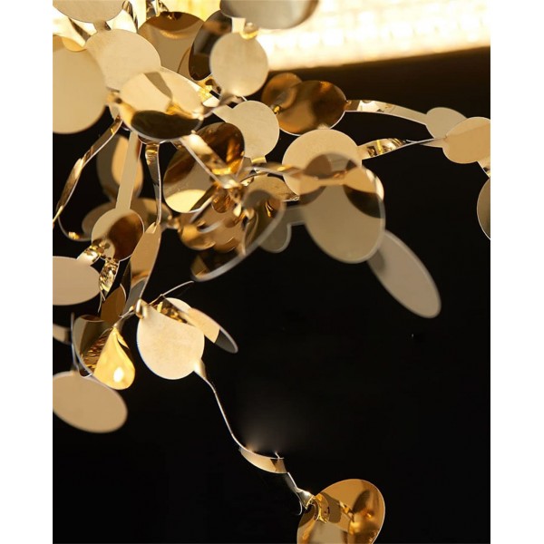 RENSLAT Salon de Plafond en Acier Inoxydable doré. Color : Gold Size : 60cm - BE9K4KBVE