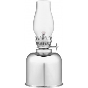 amanigo Lanterne de Lampe de kérosène Mirror 7.28 dans la Table d'huile de Verre for la décoration de l'éclairage Domestique Color : Silver - BK54BOZNK