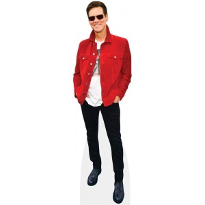 Celebrity Cutouts Jim Carrey Red Jacket Grandeur Nature - B9VQ7KIQM