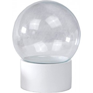 Snowglobe for You 40052 Kit de bricolage Boule à neige DIY Do it Yourself avec boule en verre et base en polyrésine Blanc – Diamètre 100 mm - BWK5NHWUB